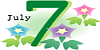 7���̒a���Ԃ�