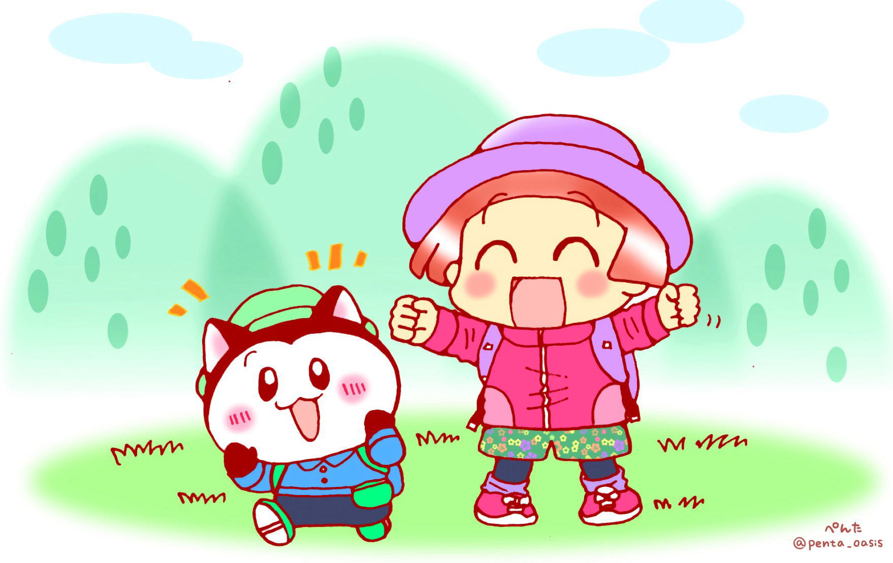 8月11日 山の日
イラスト 福ちゃん ※無断転載禁止