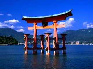 厳島神社の大鳥居