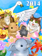 動物童話カレンダー2014