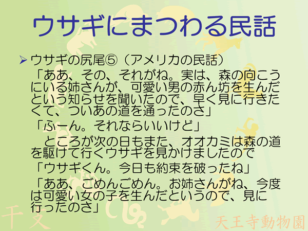 ウサギの尻尾5/10