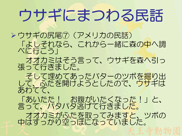 ウサギの尻尾7/10
