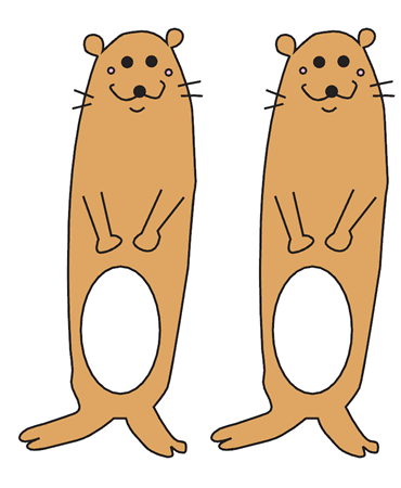 カワウソのいたずら