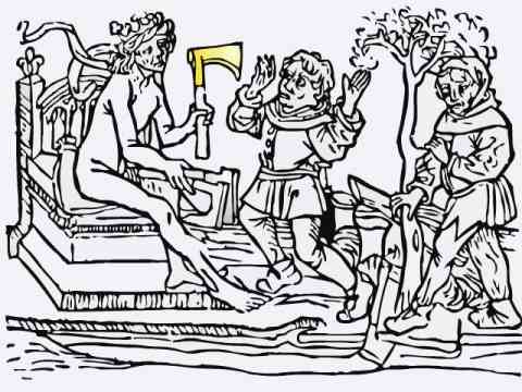 金のオノ、銀のオノ(The golden axe - Adapted fable from Aesop “Mercury and the woodman” -)