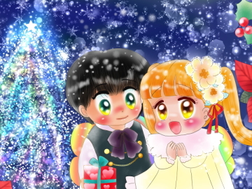 クリスマスカード2014夢宮愛
