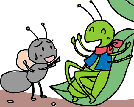 AƃLMX(The Ants and the Grasshopper)