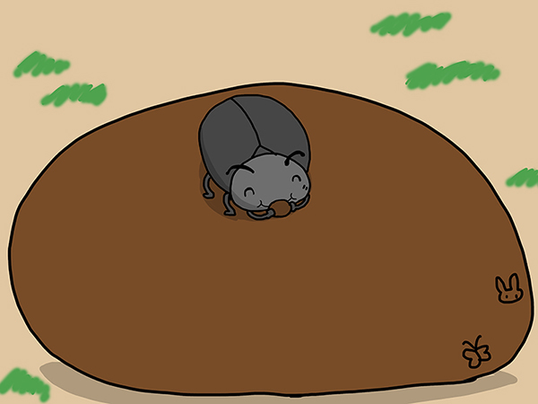 2匹のコガネ厶シ