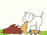 イソップ童話 イヌとライオンの皮