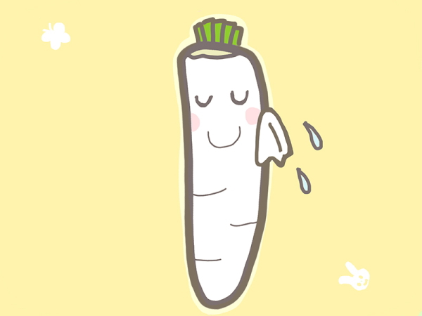 ダイコンが白いわけ