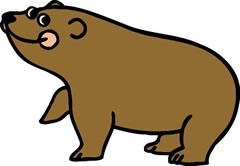 二匹のよくばり子グマ