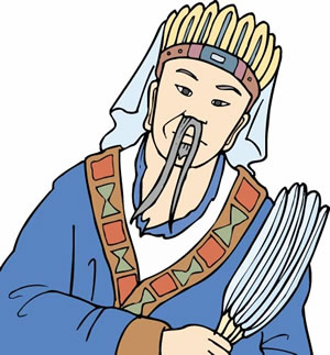 やさしい子どもと山の神