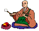 耳から魂を取られたお坊さん