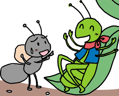 AƃLMX(The Ants and the Grasshopper)