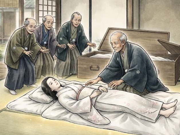 動かない亡骸(なきがら)