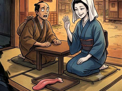 舌を抜くお化け