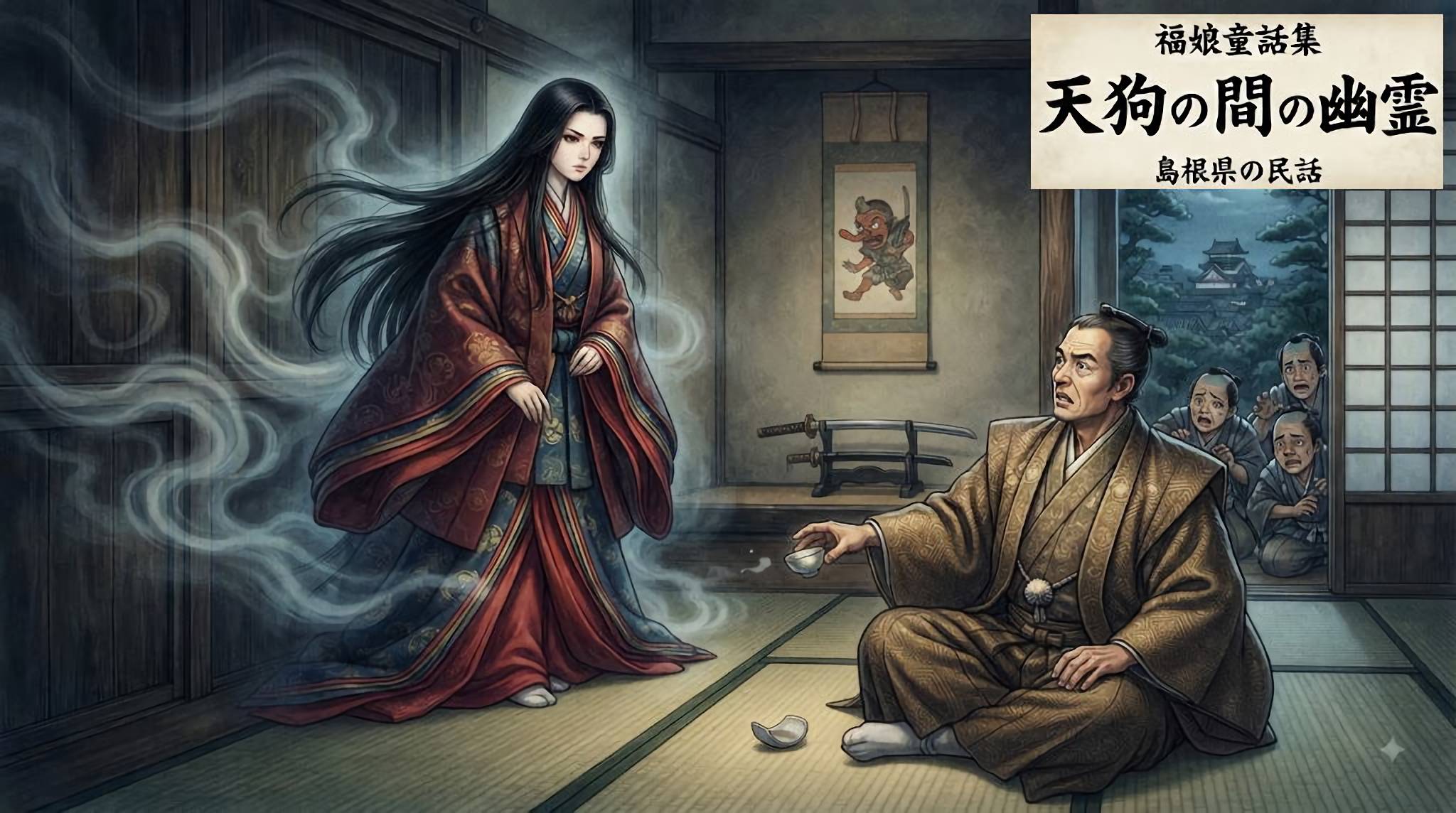 天狗の間の幽霊