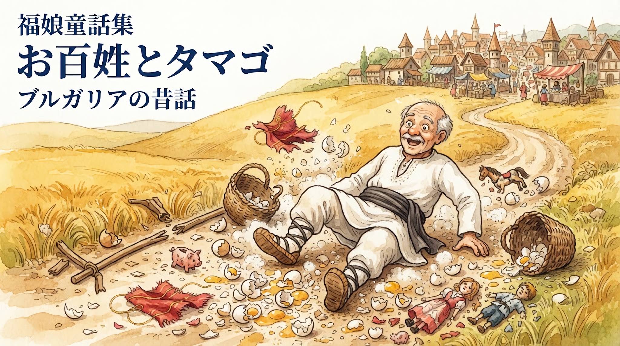 お百姓とタマゴ