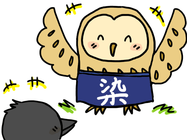 フクロウの染め物屋