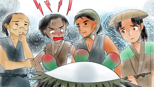 『カッパの雨ごい』(日本昔話) 19 福娘童話集 イラスト : 夢宮愛
