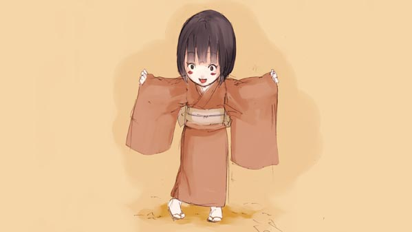 人の嫁になったネコ イラスト20 日本昔話 福娘童話集