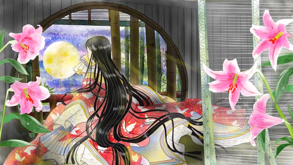 『かぐやひめ』(日本昔話) 13 福娘童話集 イラスト : 愛ちん(夢宮愛)