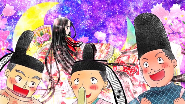『かぐやひめ』(日本昔話) 14 福娘童話集 イラスト : 愛ちん(夢宮愛)