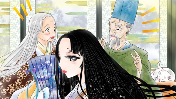 『かぐやひめ』(日本昔話) 23 福娘童話集 イラスト : ゆめみ愛