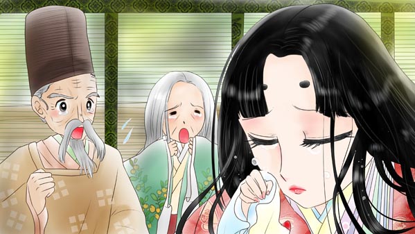 『かぐやひめ』(日本昔話) 28 福娘童話集 イラスト : 愛ちん(夢宮愛)