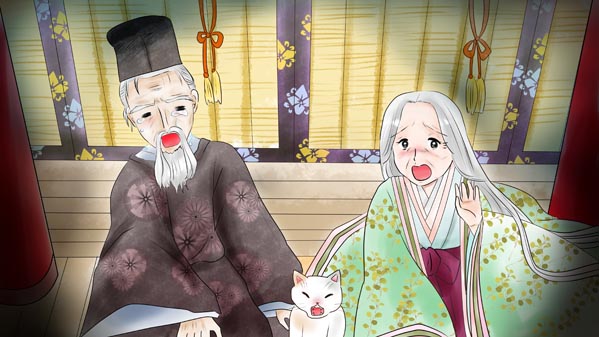 『かぐやひめ』(日本昔話) 36 福娘童話集 イラスト : 愛ちん(夢宮愛)