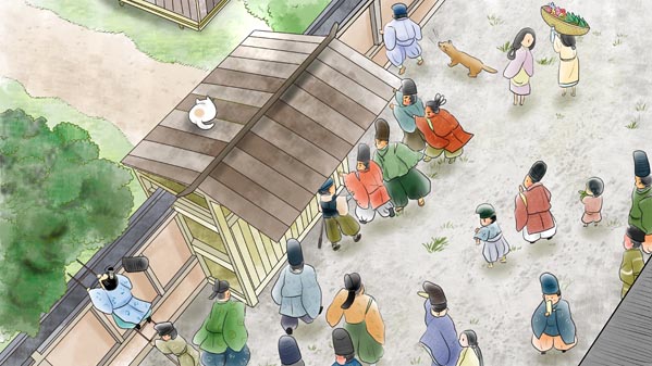 『かぐやひめ』(日本昔話) 01 福娘童話集 イラスト : 愛ちん（夢宮愛）