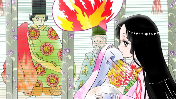 『かぐやひめ』(日本昔話) 01 福娘童話集 イラスト : 愛ちん（夢宮愛）