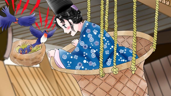 『かぐやひめ』(日本昔話) 01 福娘童話集 イラスト : 愛ちん（夢宮愛）