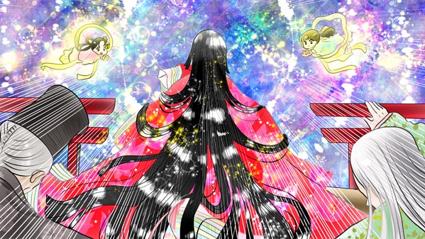 『かぐやひめ』(日本昔話) 01 福娘童話集 イラスト : 愛ちん（夢宮愛）
