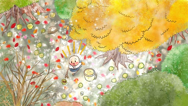 『三枚のお札』(百物語) 08 福娘童話集 イラスト : 愛ちん（夢宮愛）