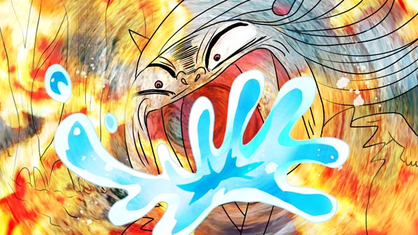 『三枚のお札』(百物語) 39 福娘童話集 イラスト : 愛ちん（夢宮愛）
