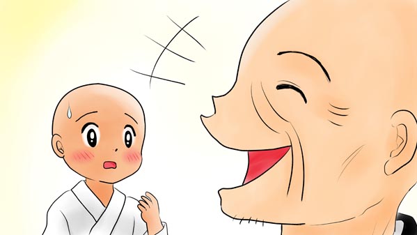 『三枚のお札』(百物語) 54 福娘童話集 イラスト : 愛ちん（夢宮愛）