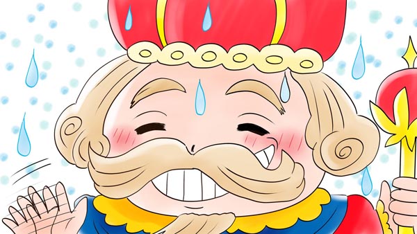 裸の王さま(皇帝の新しい着物) アンデルセン童話 21 福娘童話集イラスト