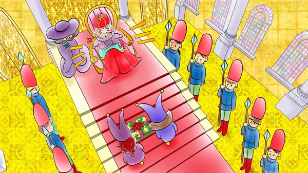 裸の王さま(皇帝の新しい着物) アンデルセン童話 23 福娘童話集イラスト