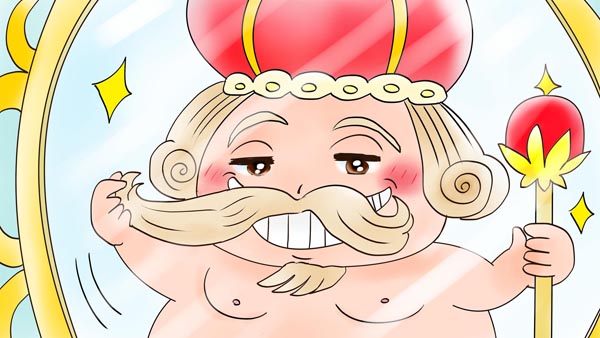 裸の王さま(皇帝の新しい着物) アンデルセン童話 28 福娘童話集イラスト