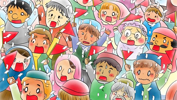 裸の王さま(皇帝の新しい着物) アンデルセン童話 32 福娘童話集イラスト