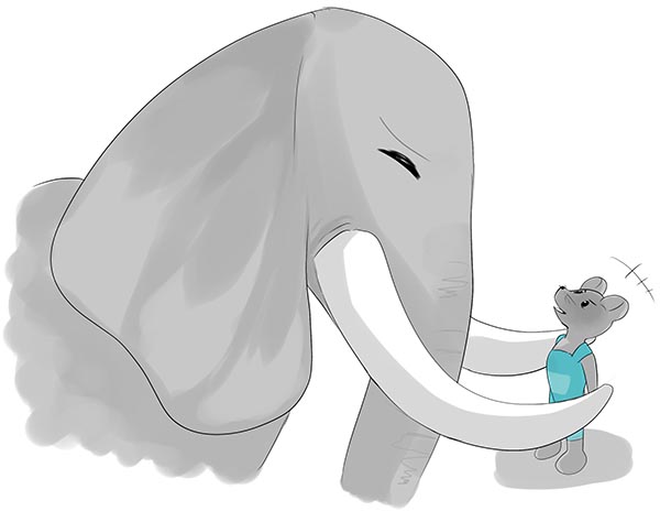 ネズミとゾウ