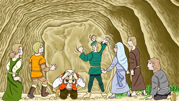 『ハメルンの笛吹』(ドイツの昔話) 26 福娘童話集 イラスト :みずしま薫