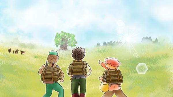 オオカミ男 イギリスの昔話 08 福娘童話集 イラストレーター:愛ちん(夢宮愛)