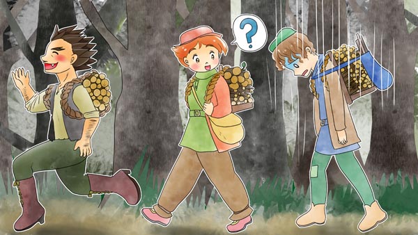 オオカミ男 イギリスの昔話 21 福娘童話集 イラストレーター:愛ちん(夢宮愛)