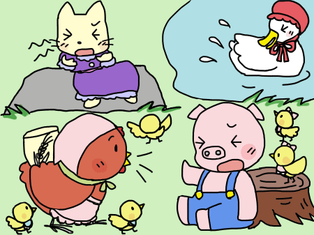 メンドリ小麦粒