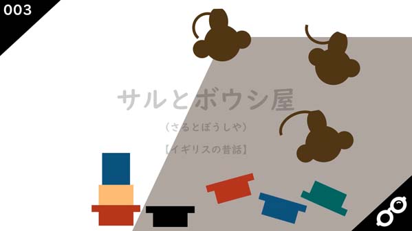 サルとボウシ屋
