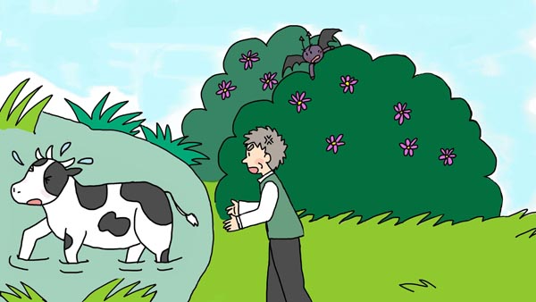 あわれな悪魔 スウェーデンの昔話 03 福娘童話集イラスト
