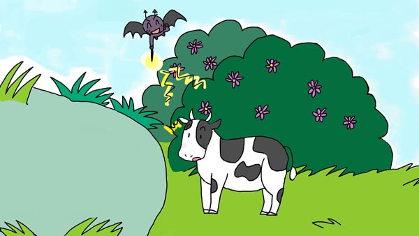 あわれな悪魔 スウェーデンの昔話 06 福娘童話集イラスト