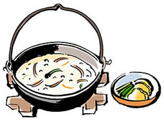 ウイキョウ入りのお粥