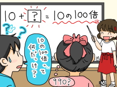 10に何を付けると100倍になる?